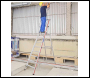 Hymer 8080 Platform Stepladder with Handrail - EN131