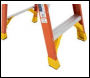 Werner 72005C Fibreglass Podium Stepladder - 5 Tread with Castors