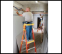 Werner 72005C Fibreglass Podium Stepladder - 5 Tread with Castors