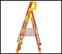 Werner 72002C Fibreglass Podium Stepladder - 2 Tread with Castors