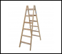 Krause Stabilo Timber Double Sided Step Ladder - EN131