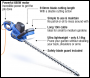 Hyundai HYHT680E 680W 610mm Corded Electric Hedge Trimmer/Pruner | HYHT680E