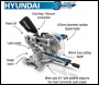 Hyundai HYMS2000E 2000W Electric Mitre Saw / Chop Saw with 255mm Blade, 230V | HYMS2000E