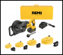 REMS 580053 Akku-Curvo 22 V Cordless Pipe Bender Set, 15 - 18 - 22 - 28mm Formers