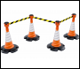 Skipper Retractable Cone Topper Kit - 27m long - Code KIT02 - different tape colours available