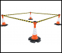 Skipper Retractable Cone Topper Kit inc Skipper Twist Road Cones 36m long - Code KIT04 - different tape colours available