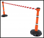 Skipper Free Standing Retractable Barrier Kit 9m - Code KIT10 - available in different colours