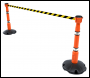 Skipper Free Standing Retractable Barrier Kit 9m - Code KIT10 - available in different colours