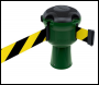 Skipper Retractable Tape Barrier 9m Green Body - Code SKIPPER01/GRW