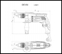 Metabo SBE 650 (600671000) IMPACT DRILL (240 V)