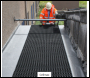 Blue Diamond Cellmax - Sturdy Rubber Duckboard Matting in Black 100cm x 150cm Code CM3959