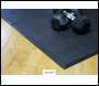 Blue Diamond Gym Mat - Durable Loose-Lay Interlocking Floor Tile