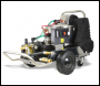 V-TUF RAPID MSH 240v Professional Hot Water Industrial Mobile Pressure Washer - 120Bar, 9L/min - 2 Castor Wheels With Brake - Code RAPIDMSH240C