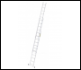 DRABEST 3 SECTION (WELDED RUNG) HEAVY-DUTY ALUMINIUM PUSH UP LADDER - EN131 PROFESSIONAL 150KG CODE - DLA35T