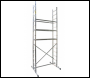 DRABEST ALUMINIUM ZEUS BASIC ROLLING LADDER SCAFFOLDING