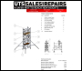 UTS One Man Scaffold Tower - Available in 1.2M-4.2M Platform Height