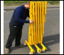 Oaklands Xtender XL Heavy Duty Barrier inc castors, available in different colours