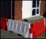Oaklands Sitewall Barrier 1.6m - available in red or white