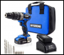 Hyundai HY2176 20V MAX Li-Ion Cordless Drill Driver with 13-Piece Drill Accessory Kit
