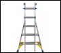 Werner 75065 Multi-purpose Telescopic Combination Ladder-4x5