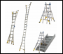 Werner 75065 Multi-purpose Telescopic Combination Ladder-4x5