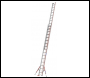 HYMER 6051 ROPE OPERATED DOUBLE EXTENSION LADDER 2x16 RUNG - 605132