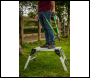 Lyte Ladders Aluminium Hop-Up Platform 600mm x 600mm - Code SQWPS