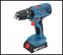 BOSCH GSB 18 V-21 COMBI DRILL INC 2X 2.0AH BATTERIES