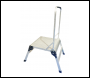 Lyte Low Level Work Platforms with Handrail 600 x 600 Aluminium hop up with Handrail