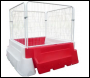 Oaklands Novus 2 Metre Water Filled Barrier 180kg - Available in Red or White. Optional Novus Mesh available