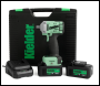 Kielder KWT-040-02 Type 18 18V Brushless 1/2 inch  Drive 400Nm Ultra-Compact Impact Wrench Kit – 2 x 4.0Ah Batteries Included