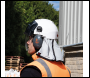 JSP Neck Cape Grey suits JSP Safety Helmets - Code AHV180-000-400