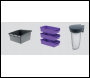 Skipper Janitorial Accessory pack - contains 1 x bin, 1 x tray, 3 x drawers