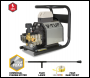 VTUF415TCF Carry/ Mountable Frame Pressure washer 415volt 2250psi, 150Bar, 15L/min with COMMERCIAL FOAM SYSTEM - Code VTUF415TCF