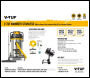 V-TUF MAMMOTH STAINLESS 2.5kW 110v 80L Wet & Dry Twin Motor Industrial Vacuum Cleaner