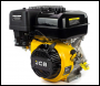 JCB 15hp 25.4mm 1” Petrol Engine, 457cc, 4 Stroke, OHV, Horizontal Shaft | JCB-E460P