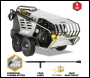 V-TUF RAPID VSCF 415v - 2200psi, 150Bar, 15L/min Hot Water Stainless Industrial Mobile Pressure Washer with COMMERCIAL FOAM SYSTEM - Code RAPIDVSC415F