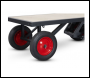 Armorgard TT1-PRO Turntable Truck inc Large puncture proof solid rubber wheels + Safestop Brakes
