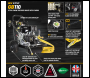 V-TUF GB110 Industrial 13HP Gearbox Driven Honda Petrol Pressure Washer - 3000psi, 200Bar, 21L/min+ Property Maintenance Starter Kit Bundle - Code GB110-KIT3