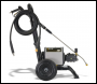 V-TUF 110 - 110v Compact, Industrial, Mobile Electric Site Pressure Washer - 1450psi, 100Bar, 12L/min - HOT WATER STONE CLEANING KIT - Code VTUF110-KIT5