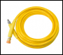 V-TUF 10m 2 WIRE, TOUGH COVER 3/8 inch  400BAR 155°C YELLOW V-TUF with DURAKLIX HEAVY DUTY MSQ COUPLINGS - CODE VTTCY23810UVYY-HD