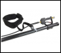 V-TUF GCX33 teleLANCE CARBON FIBRE TELESCOPIC LANCE 2.5 UP TO10 METRES - 300mm ROOF CLEANER, BELT & GUTTER CLEANING ATTACHMENT - CODE T2.GCX33CF-KIT1