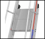 HYMER 8081 MOBILE PLATFORM STEPLADDER WITH EXTRA LONG HANDRAIL DIFFERENT SIZES AVAILABLE