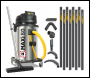 V-TUF MAXi - 50L H-Class 240v 1750w Industrial Dust Extraction Vacuum Cleaner - 32Ft High Level Cleaning Kit & Pipe Cleaning Tools - Code MAXIH24050LKIT2