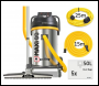 V-TUF MAXi - 80L H-Class 240v 3500w Dust Extraction Vacuum Cleaner - 450 mm WIDE Bulldoser Head & 15Metre Hose & 25M  inch Motor Saver inch  Extension Cable - Code MAXIH80240GSC-KIT1
