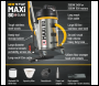 V-TUF MAXi - 80L H-Class 240v 3500w Dust Extraction Vacuum Cleaner - 600 mm WIDE FRONT FLOOR Head & 25M  inch Motor Saver inch  Extension Cable - Code MAXIH80240GSC-KIT2