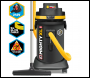 V-TUF MIGHTY XL HSV - 37L M-Class 240v Industrial Dust Extraction Wet & Dry Vacuum Cleaner - Health & Safety Version - Code MIGHTYXLHSV240