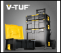 V-TUF STACKPACK BARROW WITH 4 STACKPACK BOXES - STORAGE BOX SYSTEM STARTER KIT 2 - CODE VTM454-KIT2