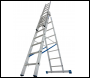 KRAUSE STABILO MULTIPURPOSE RUNG LADDER WITH STAIR FUNCTION 3x10 RUNGS - CODE 133762