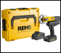 REMS Mini-Press 22V ACC Basic Pack inc 2 Batteries, Rapid Charger, 4 Pressing Tongs + L-Boxx Case - Code 578X14